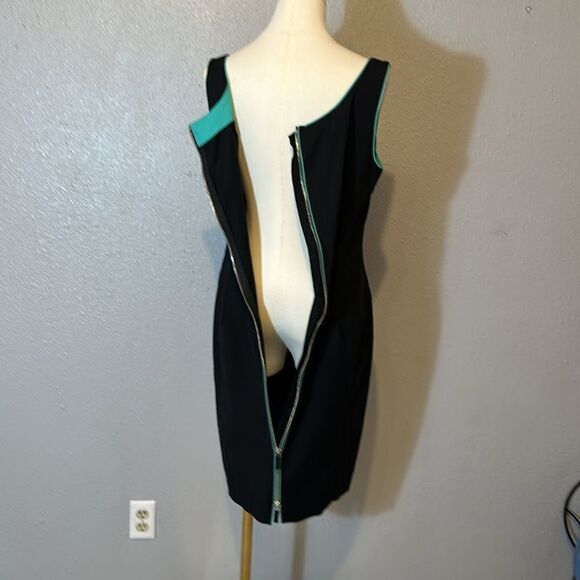 Lafayette 148 New York Deana piped trim sheath dress size 10 - Picture 6 of 14